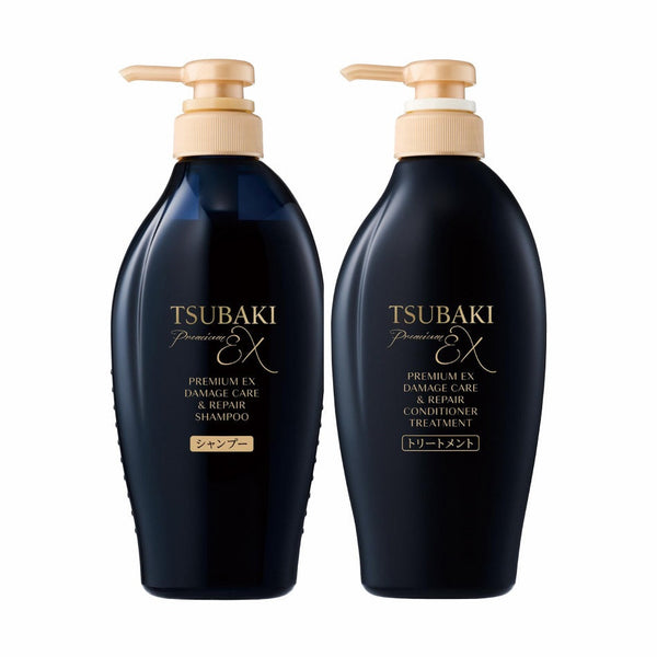 Shiseido - Tsubaki Premium EX DAMAGE CARE & REPAIR Shampoo / Conditioner 450 mL