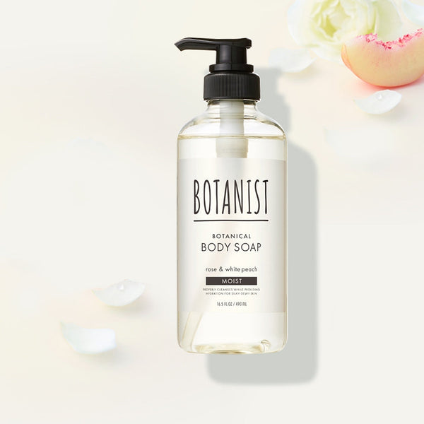 BOTANIST Body Soap (Moist) Rose & White Peach 490ml