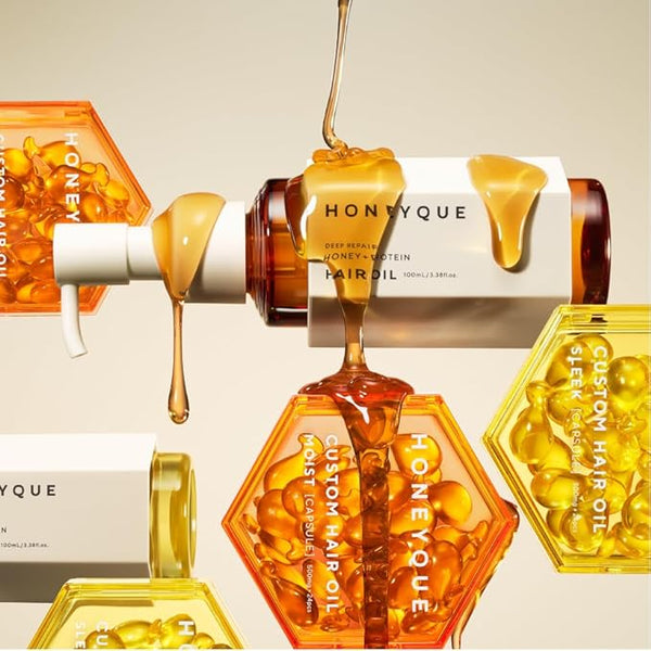 HONEYQUE Deep Repair Honey + Protein Hair Oil Extra Moist 100ml