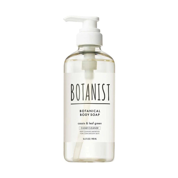 BOTANIST Body Soap (Clear Cleanse) Cassis & Leaf Green 490ml