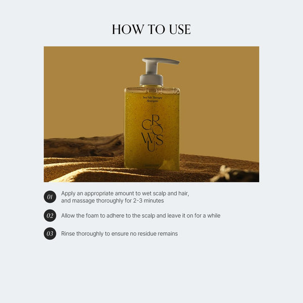 GROWUS Sea Salt Therapy Shampoo 500g