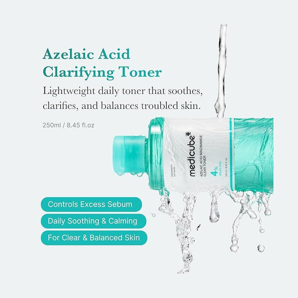 MEDICUBE Azelaic Acid Niacinamide Clarifying Toner 250ml