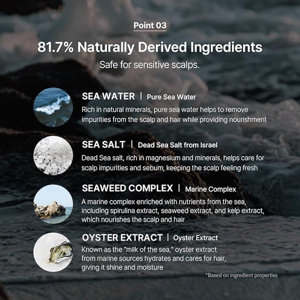 GROWUS Sea Salt Therapy Shampoo 500g