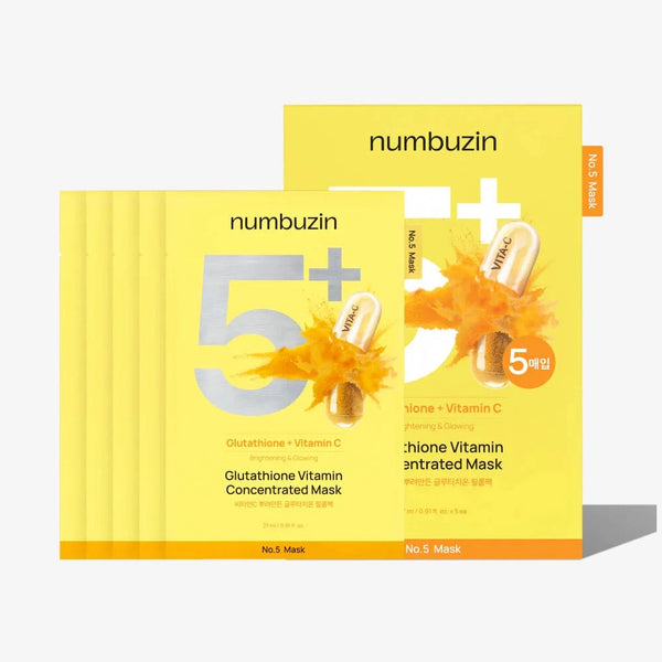 Numbuzin No.5+ Glutathione Vitamin Concentrated Mask 27ml