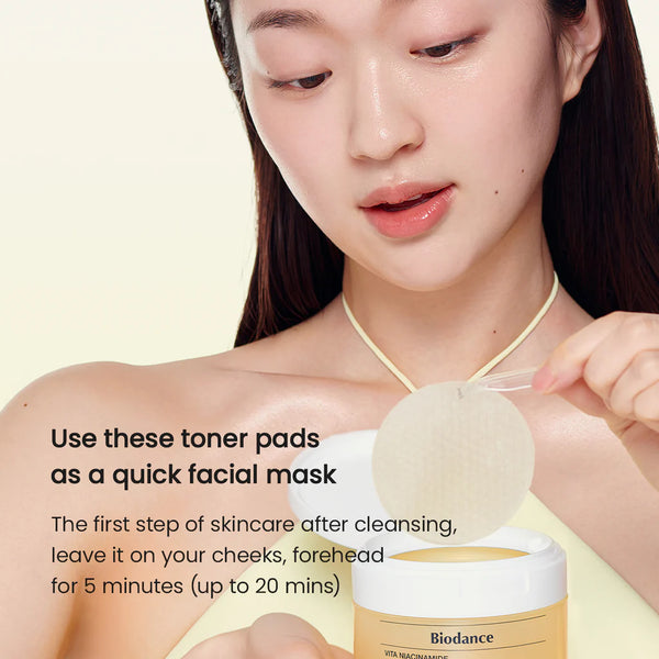 BIODANCE Vita Niacinamide Gel Toner Pad 60 pads