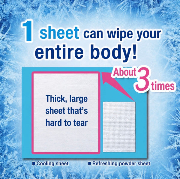 KAO BIORE Cooling Body Wipes 20 sheets