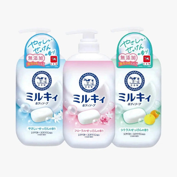 COW Brand Milky Body Soap Citrus Soap Scent 550ml