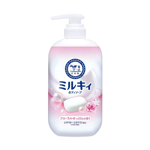 COW Brand Milky Body Soap Floral Soap Scent 550ml