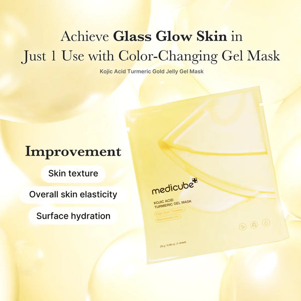 MEDICUBE Kojic Acid Turmeric Brightening Gel Mask 28g