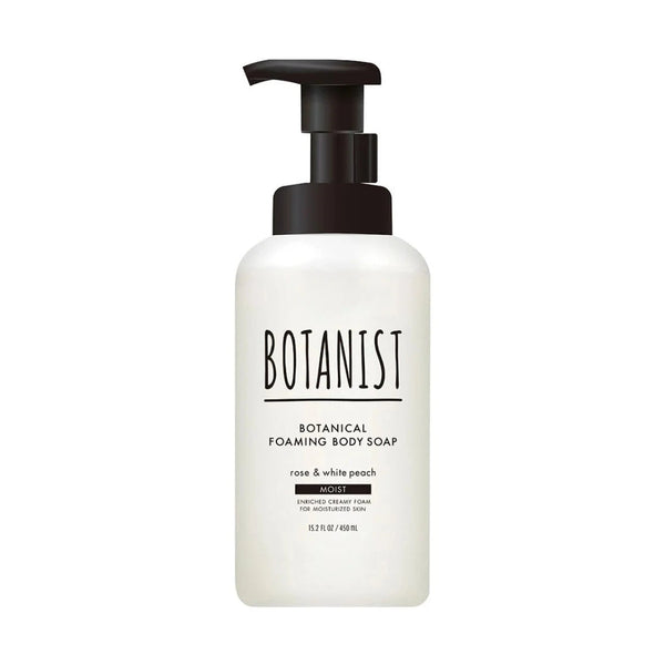 BOTANIST Botanical Foaming Body Soap (Moist) Rose & White Peach 450ml