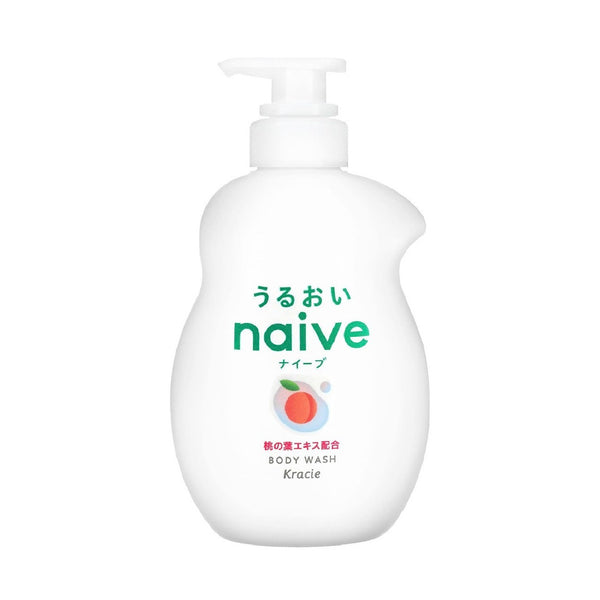 KRACIE NAIVE Body Soap with Peach Leaf Extract 530ml