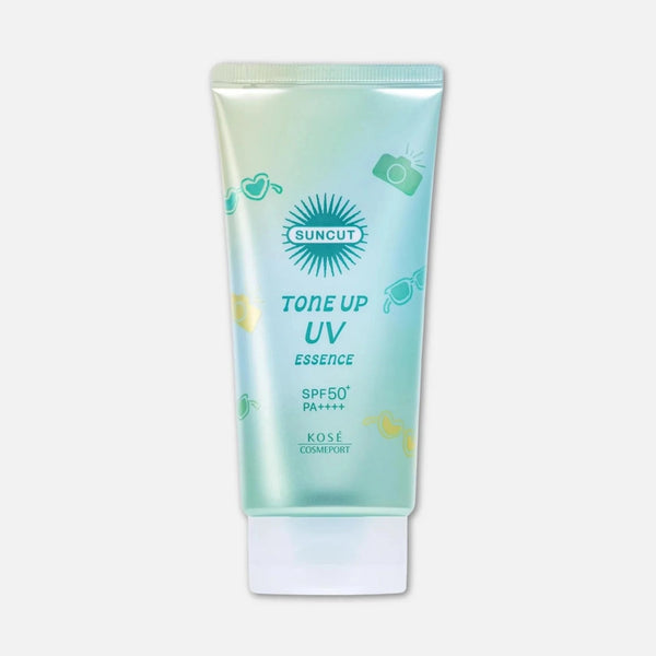 KOSE SUNCUT Tone Up UV Essence Mint Green SPF50+ PA++++ 80g