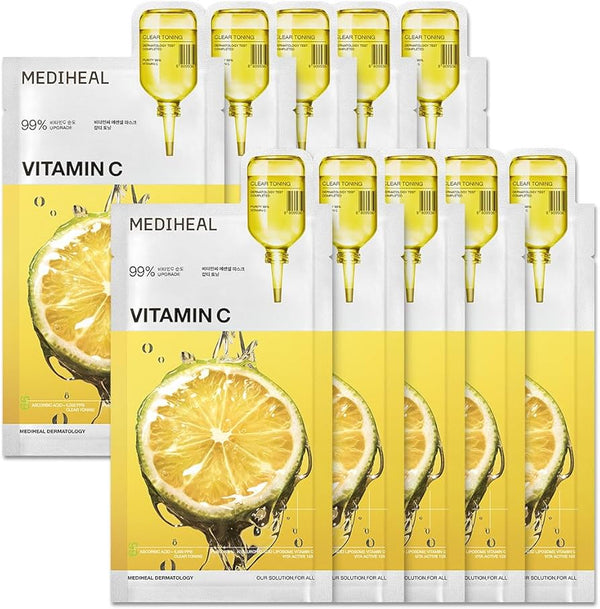 MEDIHEAL Vitamin C Essential Mask-Clear Toning