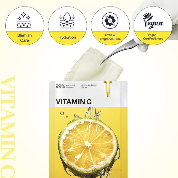 MEDIHEAL Vitamin C Essential Mask-Clear Toning