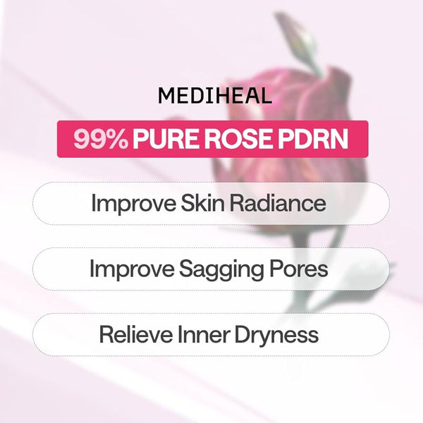 MEDIHEAL Rose PDRN Essential Mask-Healthy Glow