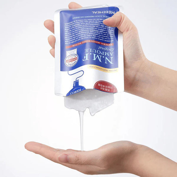 MEDIHEAL The N.M.F Ampoule Original Mask — 72-Hr Hydration, 8-Type Hyaluronic Acid