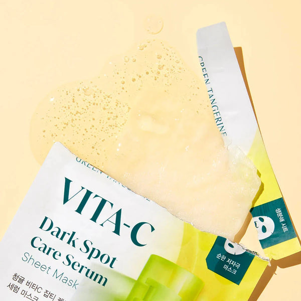 GOODAL Green Tangerine Vita-C Dark Spot Care Serum Sheet Mask