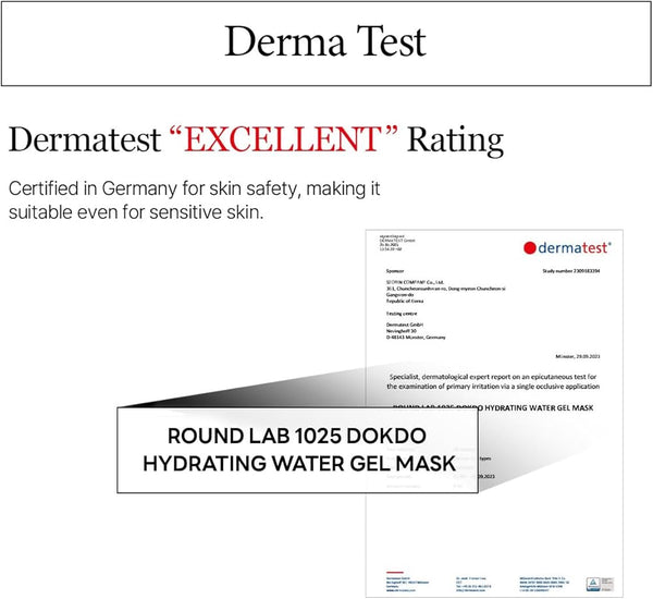 ROUND LAB 1025 Dokdo Hydrating Water Gel Mask