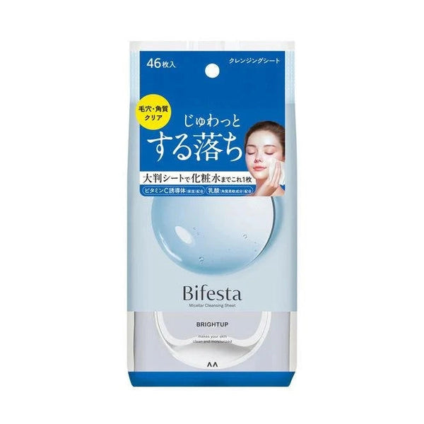 MANDOM Bifesta Makeup Removal Cleansing Sheet Bright Up 46pcs