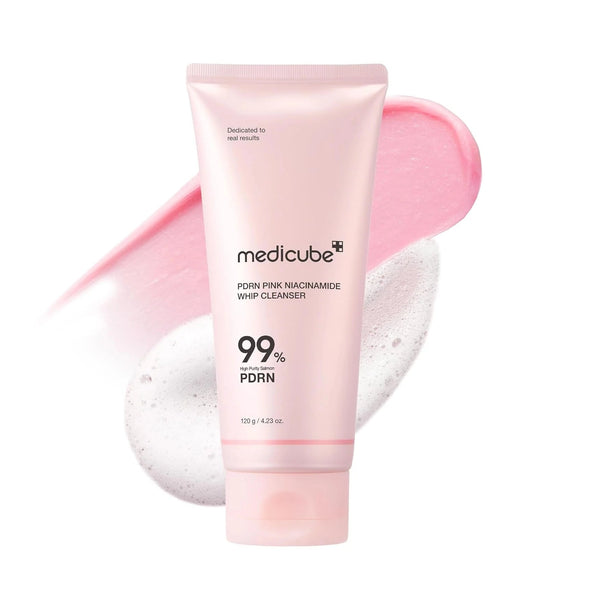 MEDICUBE PDRN Pink Niacinamide Whip Cleanser 120g
