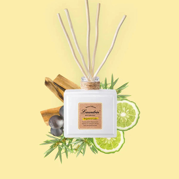 Laundrin Botanical Room Diffuser Bergamot & Cedar 80ml