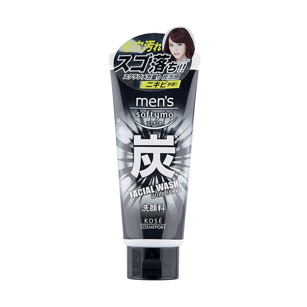 Kose Mens Softymo Facial Wash Charcoal