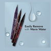 Easily remove with warm water