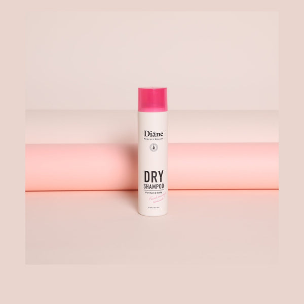 Perfect Beauty Dry Shampoo Fresh Mango & Fruit with pink roll